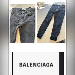 Balenciaga dark gray skinny jeans. Size 26 excellent condition